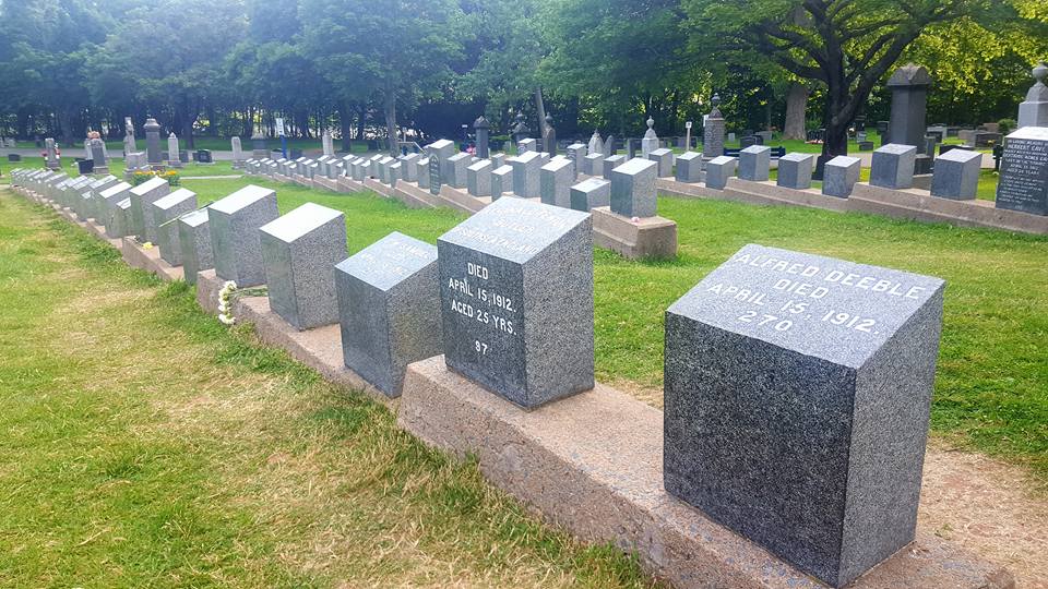 Fairview Lawn Cemetery Halifax Titanic Tombstones