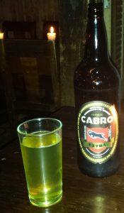 Cabro Extra beer from Xela Guatemala