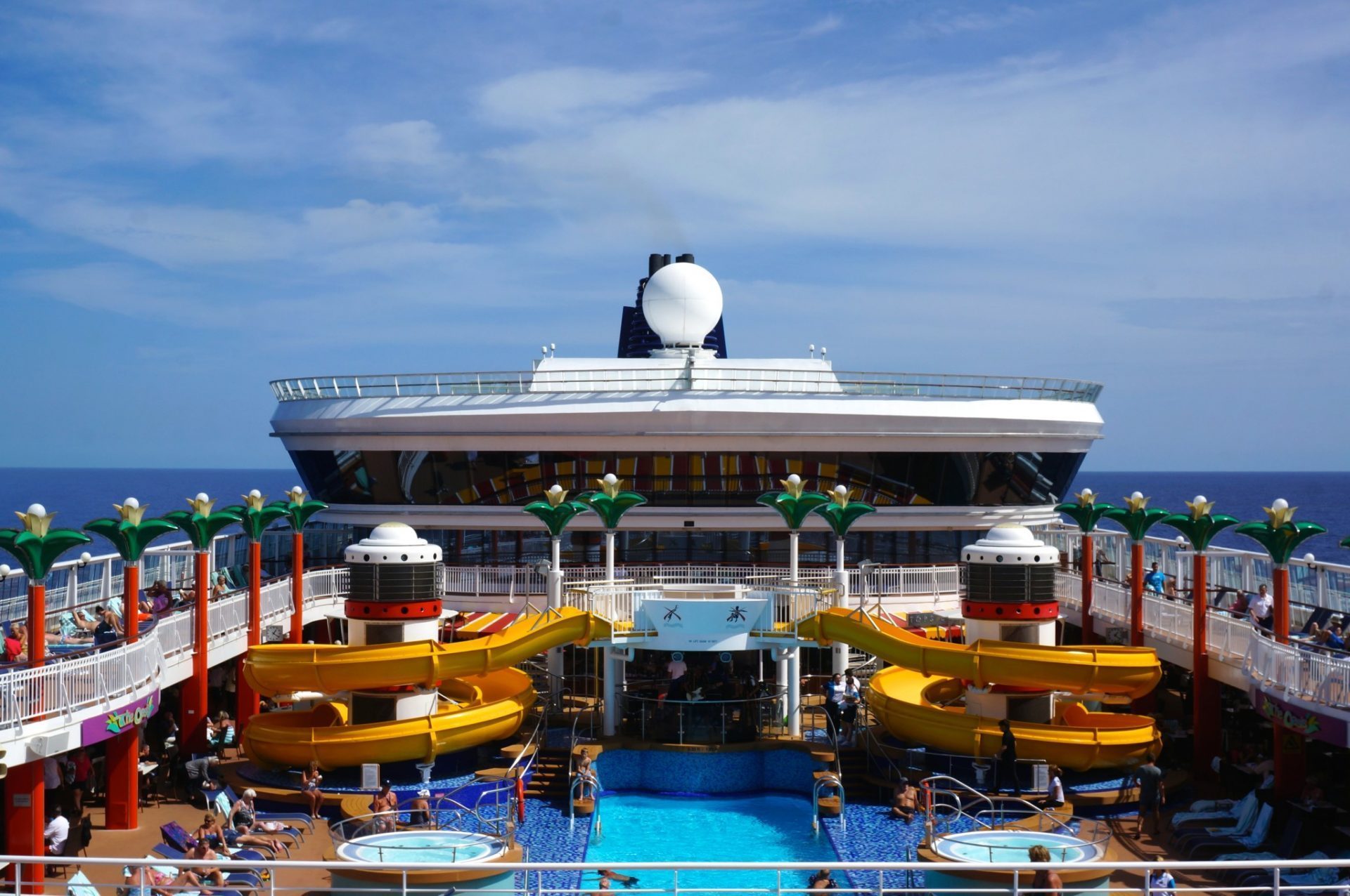 The Norwegian Star S Upper Deck During A Transatlantic Repositioning Cruise