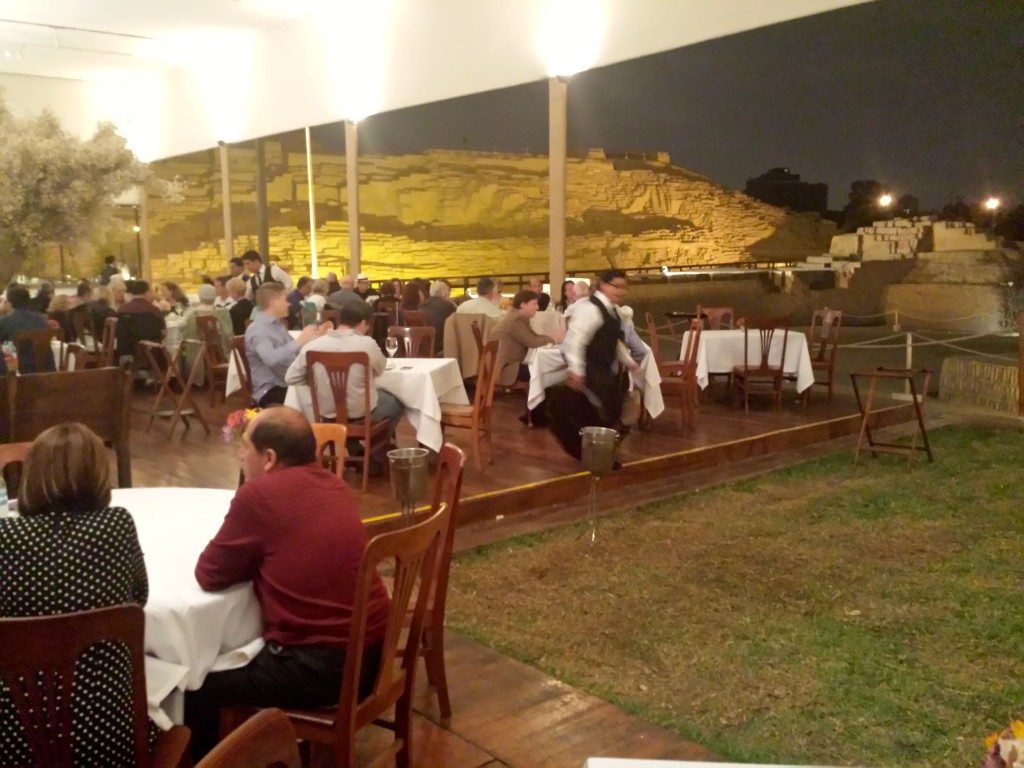 Huaca Pucllana restaurante in lima peru