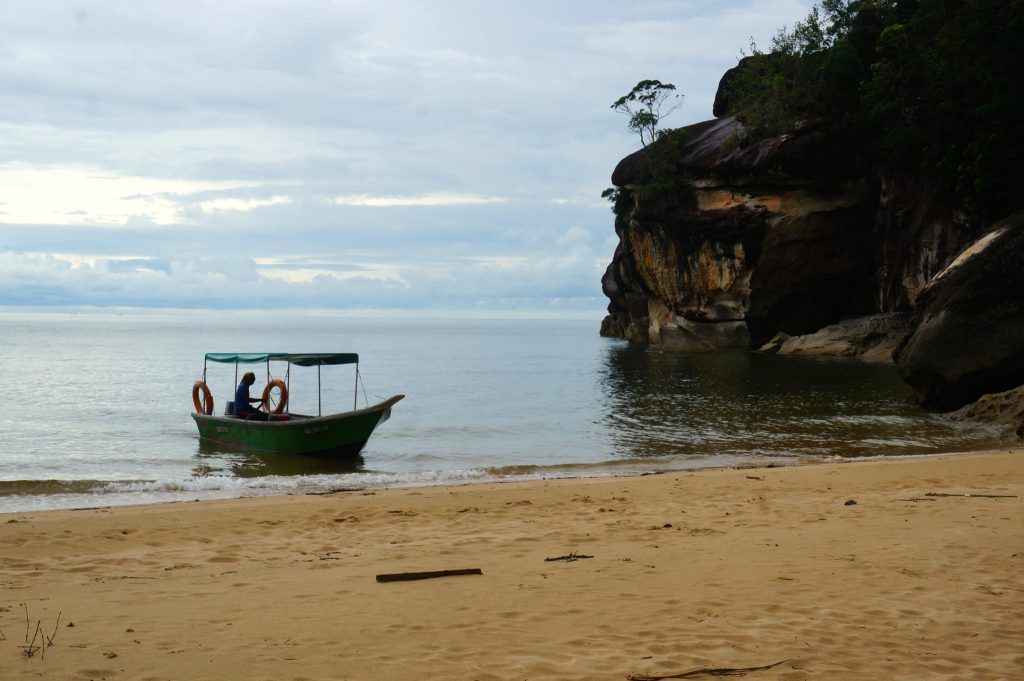 private boats can pick you up and take you to many locations throughout Bako National Park