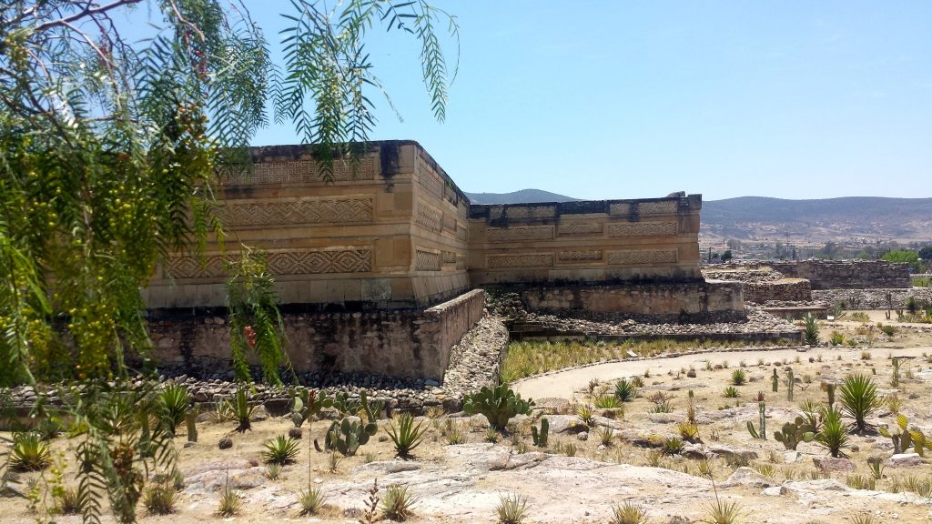 These Mitla ruins were the religious center to the Zapotecs who once inhabited this area of Mexico near Oaxaca