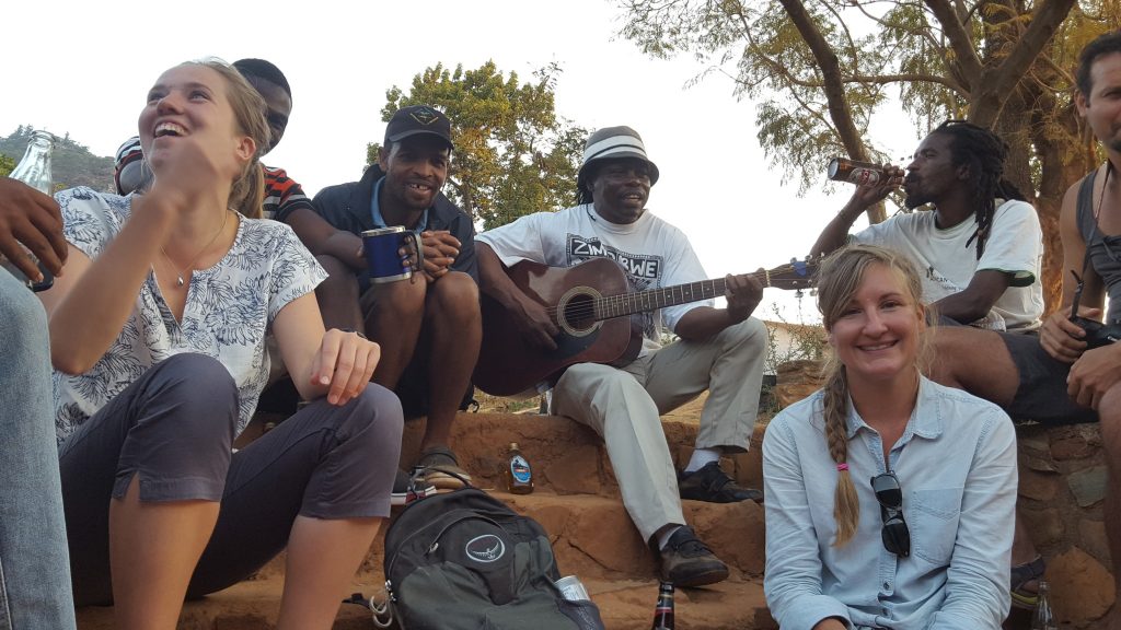 People in Africa were friendly not scary