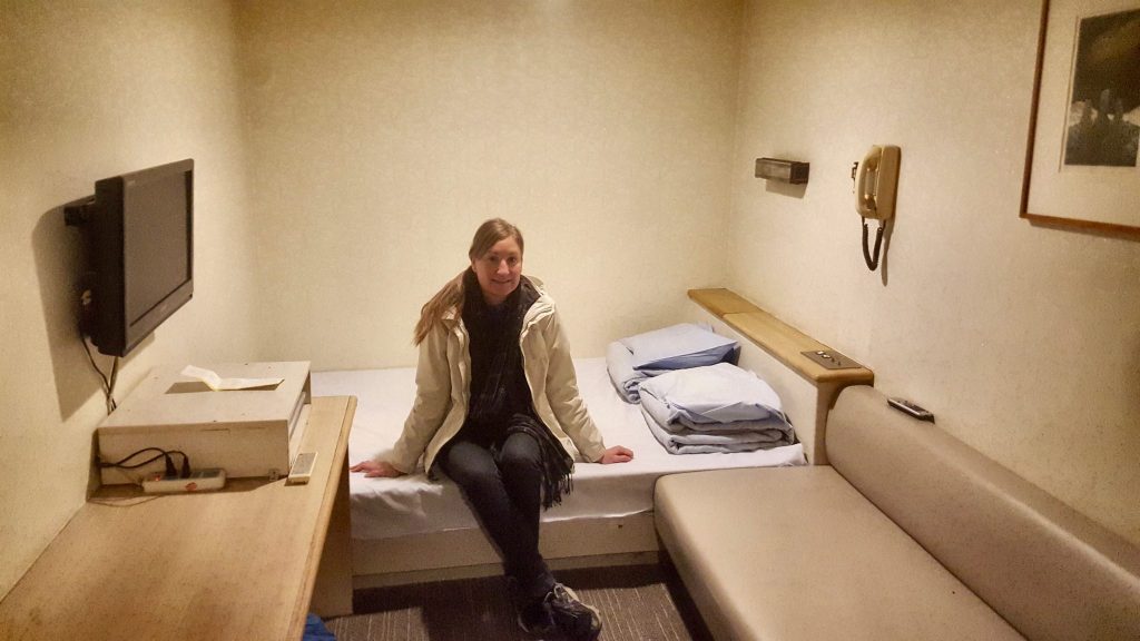 Deluxe cabin on ferry to China
