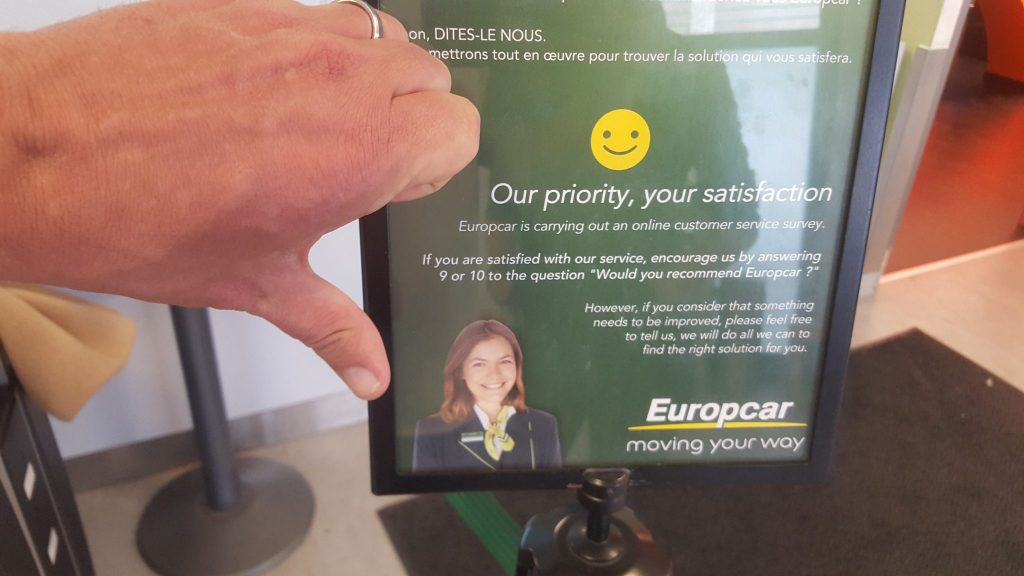 Europcar customer service