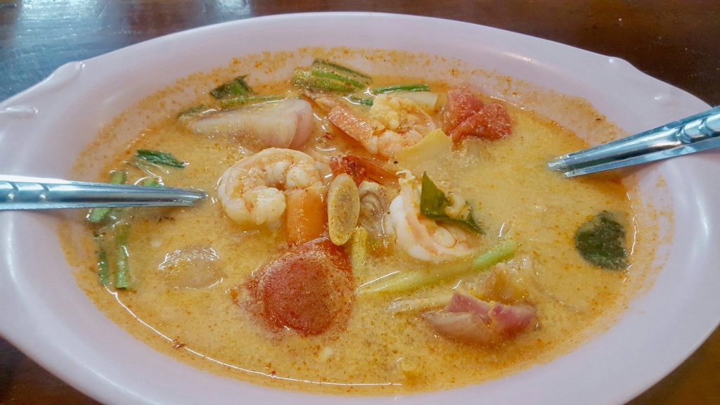 tom yum goong in Thailand