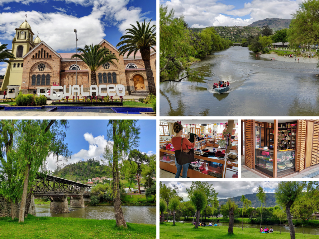 Things to do in Gualaceo: see the church, walk covered bridge, shop for crafts, go on boat ride