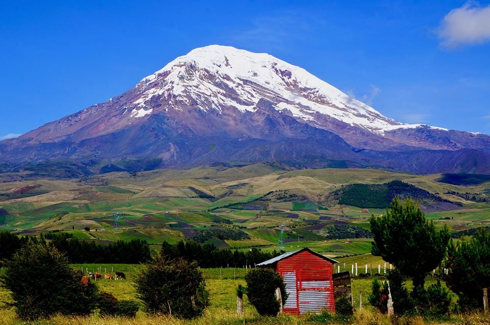 Highest mountain in Ecuador - Chimborazo
