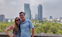 Heather and john mexico city skyline