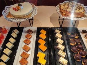 Desserts at buffet on MSC Orchestra