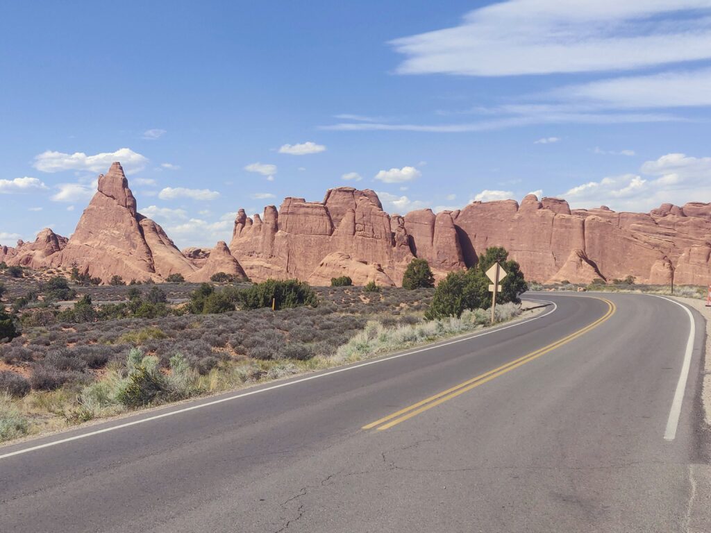 Road rock formations during 2021 road trip